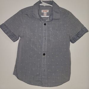 Toddler  Size 5T Blue Button Down Cat And Jack Dress Shirt